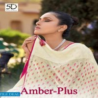 AMBER PLUS BY 5D DESIGNER GEORGETTE FANCY SAREES
