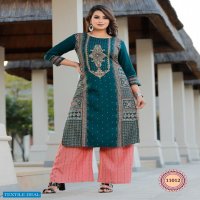 BIBAS VOL 11 BY DIYA TRENDZ RAYON KURTI WITH PLAZZO PAIR