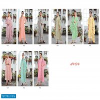 Jay Vijay Ulfat Wholesale Pure Cotton Block Khadi Print With Embroidery Salwar Suits