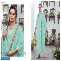Jay Vijay Ulfat Wholesale Pure Cotton Block Khadi Print With Embroidery Salwar Suits