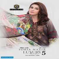 Keval Sobia Nazir Vol-5 Wholesale Heavy Cotton Dress Material