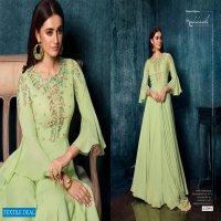 NAKKASHI BREEZE MODAL SATIN EXCLUSIVE READYMADE PARTY WEAR GOWN