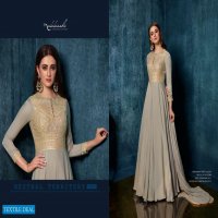 NAKKASHI BREEZE MODAL SATIN EXCLUSIVE READYMADE PARTY WEAR GOWN
