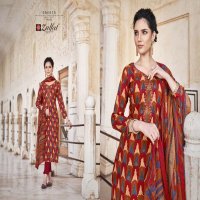 SAVERA BY ZULFAT RAYON PRINTED WORK CASUAL DRESS MATERIALS