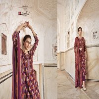 SAVERA BY ZULFAT RAYON PRINTED WORK CASUAL DRESS MATERIALS
