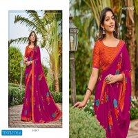 MINTORSI KRIYANSA WEIGHTLESS PRINTED FANCY SAREE COLLECTION