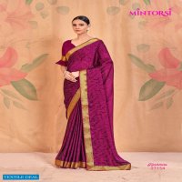 KASHMIRA BY MINTORSI CADBURY CHIFFON PRINTED FANCY SAREE