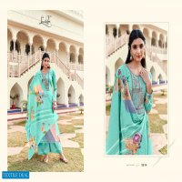 PALLAVI BY LEVISHA VISCOSE MASLIN KASHMIRI WORK DRESSES SUPPLIER