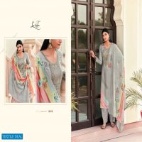 PALLAVI BY LEVISHA VISCOSE MASLIN KASHMIRI WORK DRESSES SUPPLIER
