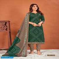 SKT Bandhej Wholesale Shopping Soft Cotton Dress Material