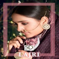5D DESIGNER LAJRI SOFT COTTON WITH EMBROIDERY SAREES WHOLESALER