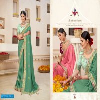 SHUBH SHREE CREATION KANYA VICHITRA WITH BORDER WORK SARIS WHOLESALER