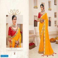 SHUBH SHREE CREATION KANYA VICHITRA WITH BORDER WORK SARIS WHOLESALER