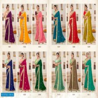SHUBH SHREE CREATION KANYA VICHITRA WITH BORDER WORK SARIS WHOLESALER