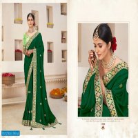 SHUBH SHREE CREATION KANYA VICHITRA WITH BORDER WORK SARIS WHOLESALER
