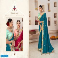 SHUBH SHREE CREATION KANYA VICHITRA WITH BORDER WORK SARIS WHOLESALER