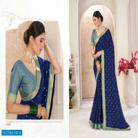 SHUBH SHREE CREATION KOMAL VICHITRA WITH BORDER WORK SARIS WHOLESALER