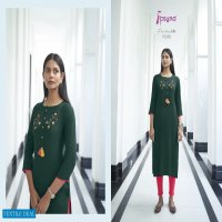 POSHAK VOL 11 BY PSYNA RAYON SLUB HANDWORK FANCY KURTIS