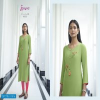 POSHAK VOL 11 BY PSYNA RAYON SLUB HANDWORK FANCY KURTIS