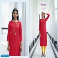 POSHAK VOL 11 BY PSYNA RAYON SLUB HANDWORK FANCY KURTIS