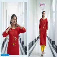POSHAK VOL 11 BY PSYNA RAYON SLUB HANDWORK FANCY KURTIS