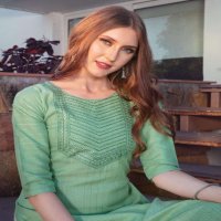 ELINA BY HERITAGE HEAVY RAYON HEAVY LUREX TWO TONED KURTI CATALOG WHOLESALER BEST RATE
