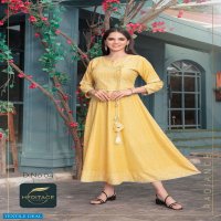 ELITE BY HERITAGE HEAVY RAYON PRINTED HEAVY SOFT VISCOSE KURTI CATALOG WHOLESALER BEST RATE