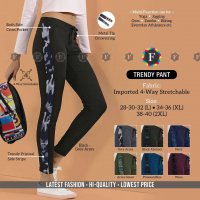 TRENDY PANT IMPORTED 4 WAY STRETCHABLE BOTTOM WEAR PANT FOR GIRLS WOMEN