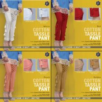 TASSLE PANT COTTON LADIES BOTTOM WEAR COLLECTION AT COMPETITIVE PRICES