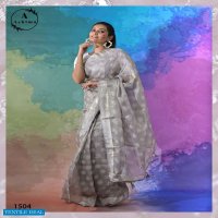 FINE LUCKNOWI VOL 2 BY ASHIMA GEORGETTE SAREE WITH LOCKNOWI WORK BLOUSE
