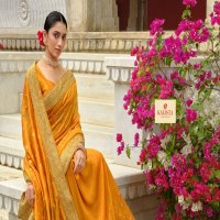 Kalista Trophy Gold Wholesale Festive Indian Sarees
