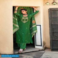 Karma RIwaayat Vol-4 Wholesale Pure Silk Jacquard Work Salwar Suits