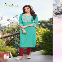 Karissa Rehana Vol-2 Wholesale Reyon Work Long Kurtis