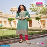Diya Victoria Vol-3 Wholesale Long Embroidered Kurti Catalogs