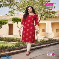 Diya Victoria Vol-3 Wholesale Long Embroidered Kurti Catalogs