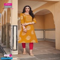 Diya Victoria Vol-3 Wholesale Long Embroidered Kurti Catalogs