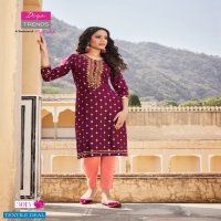 Diya Victoria Vol-3 Wholesale Long Embroidered Kurti Catalogs