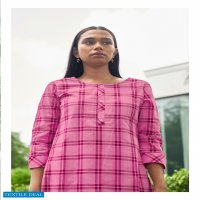 Four Buttons Silver Vol-8 wholesale Long reyon Kurti With Pants