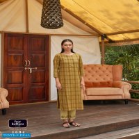 Four Buttons Silver Vol-8 wholesale Long reyon Kurti With Pants