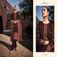 FIZA BY MUMTAZ ARTS PURE JAM SATIN INDIAN DRESS MATERIALS