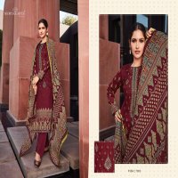 FIZA BY MUMTAZ ARTS PURE JAM SATIN INDIAN DRESS MATERIALS