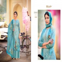 ZULFAT DESIGNER NUMAISH JAM COTTON DRESS MATERIALS WITH 3MTR BOTTOM