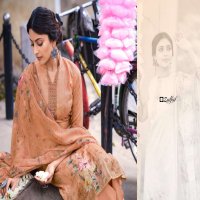 ZULFAT DESIGNER NUMAISH JAM COTTON DRESS MATERIALS WITH 3MTR BOTTOM