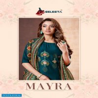 Selesta Mayra Wholesale Full Stitched Three Piece Dress