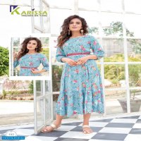 KARISSA KINLEE RAYON CRUSH PATTERN KURTIS FOR WOMEN