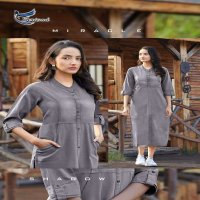 KUMB CAPTURE VOL 2 BY SERIEMA COTTON DENIM FANCY KURTI SUPPLIER