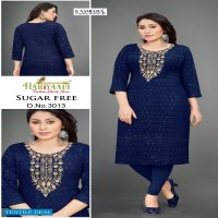 Hariyaali Sugar Free Wholesale Reyon Schiffli Work And Neck Work Kurtis
