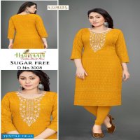 Hariyaali Sugar Free Wholesale Reyon Schiffli Work And Neck Work Kurtis