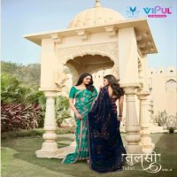 Vipul Tulsi Vol-3 Wholesale Fancy Fabrics Ethnic Sarees