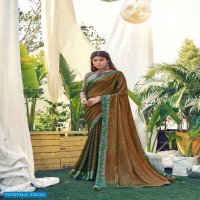 VAIBHAVI BY 5D DESIGNER CHIFFON SATIN DESIGNER FANCY SAREE
